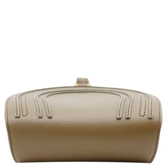 Chloe  Marcie Leather Crossbody Bag Brown - Picture 5 of 14